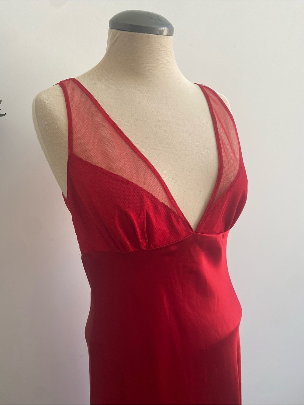 Linda Lingerie V-Neck Slip Dress - Picture 2 of 6